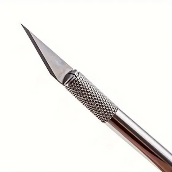 Нож-скальпель з 5 лезвями для паперу та картону Київ