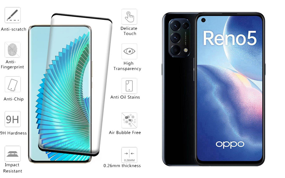 Захисне скло HyperGlass Pro для Oppo Reno 5 – максимальна чутливість та захист Київ - фото 2