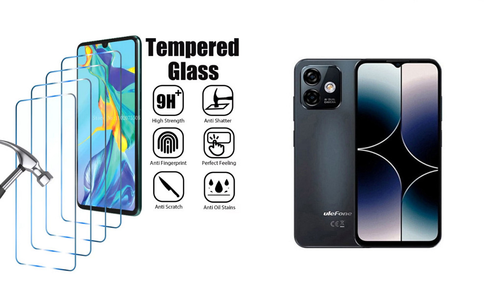 Захисне скло ArmorGlass для Ulefone Note 16 Pro – стійке до подряпин та ударів Київ - фото 1