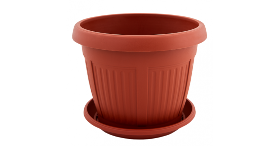 Цветочный горшок с подставкой 