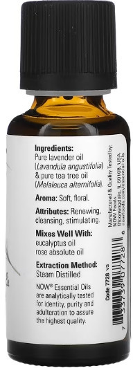 Эфирные масла, смесь лаванды и чайного дерева Now Foods Levander Tea Tree Oil 30 ml Киев - изображение 2