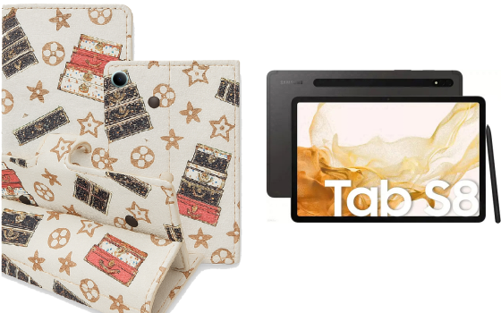 Книжка-трансформер для планшета Samsung Galaxy Tab S7 Plus T975, колір Black Lyi White Київ