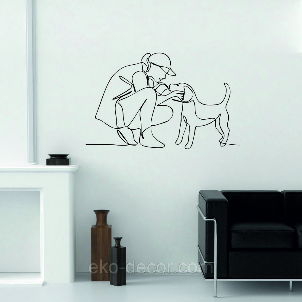 Декоративное настенное Панно «Друг» Декор на стену 110*68 см, Черный Киев - изображение 9