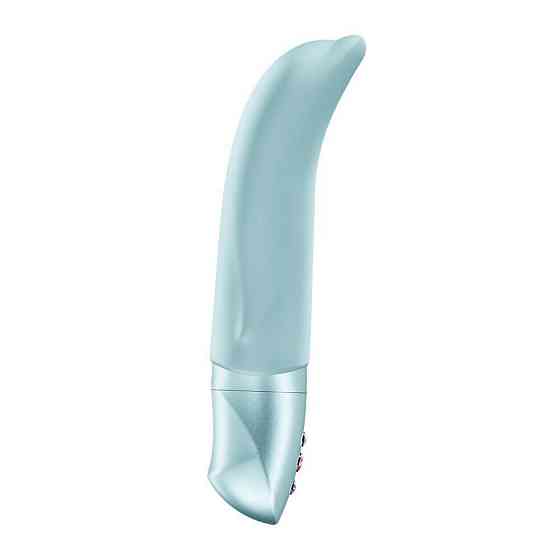 Вібратор Fun Factory Diva Dolphin Ice Blue, 10 режимів роботи, на батарейках Sex Aura Київ
