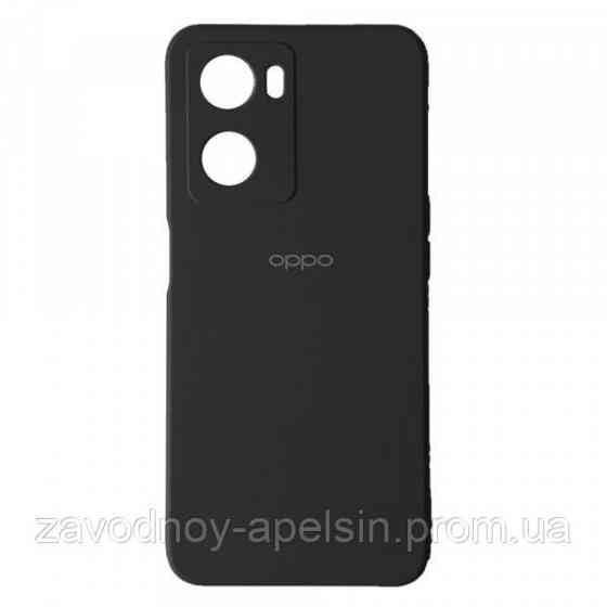 Oppo A57s Силиконовый чехол микрофибра (черный) Одесса