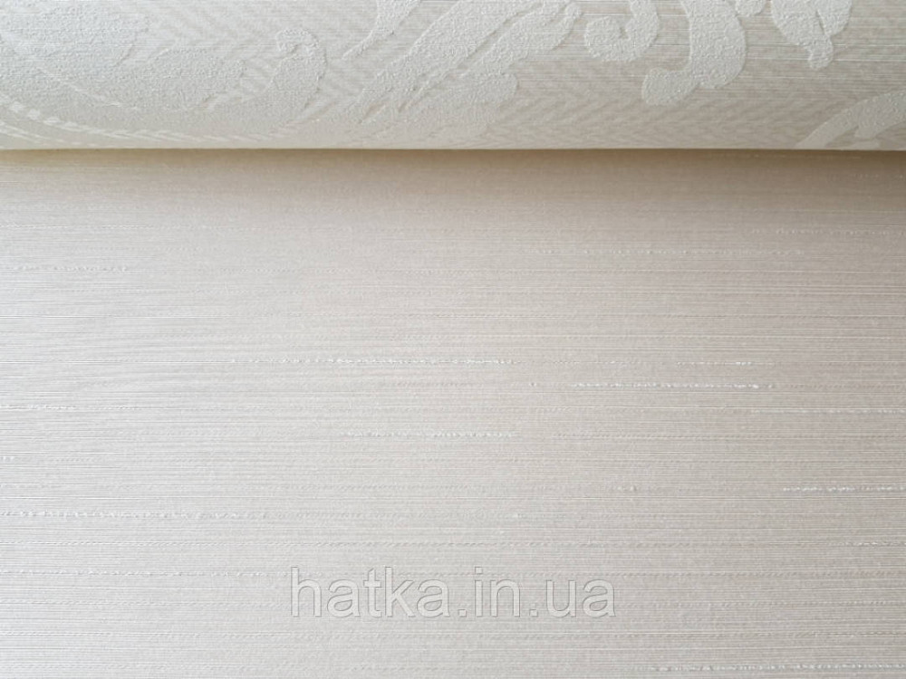 Текстильні шпалери на флізеліновій основі Cador Rasch Textil 073729 однотон під бамбук бежевий Київ - фото 3