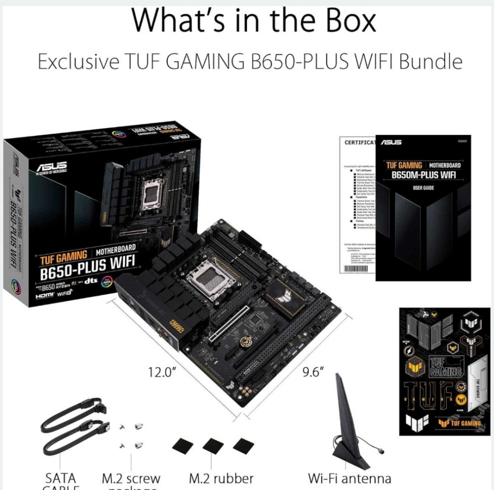 Материнська плата ASUS TUF GAMING B650-PLUS WIFI 2 шт. NEW! Харків - фото 1