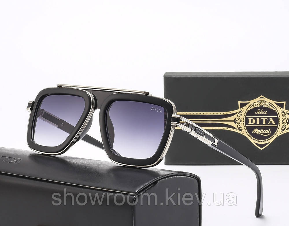Мужские солнцезащитные очки Dita (98082) silver Киев - изображение 1