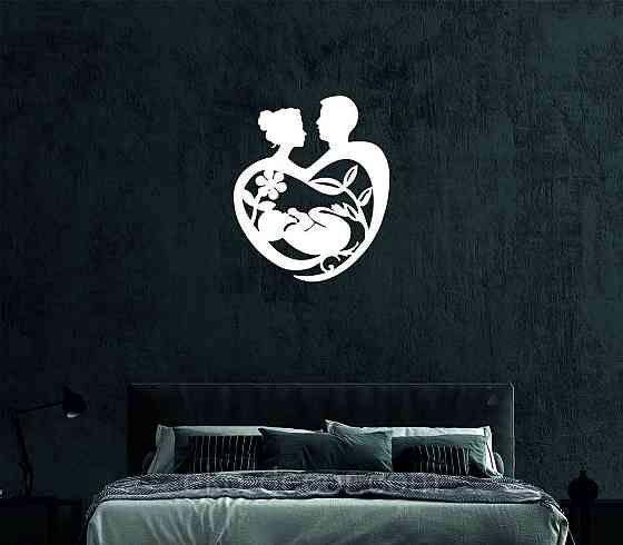 Декоративное настенное Панно «Маленькое счастье» Декор на стену 50*41 см, Белый Киев