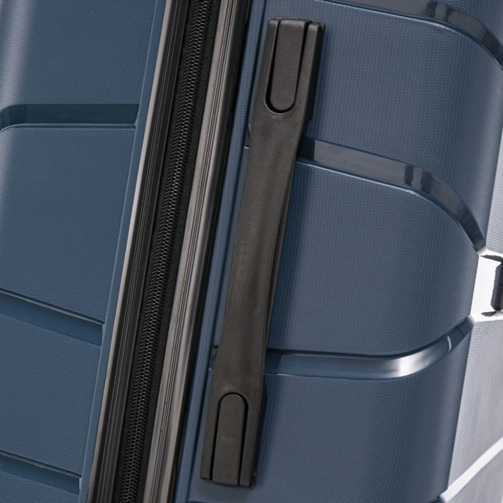 Валіза поліпропіленова WINGS PP06 мала 55 см темно-синя Київ - фото 6