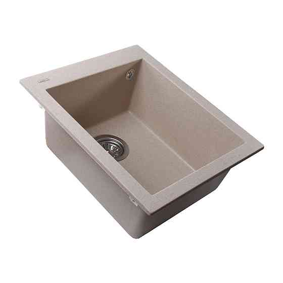 Гранитная мойка Globus Lux LAMA песчаный 410х500мм-А0004 (000002998) Киев
