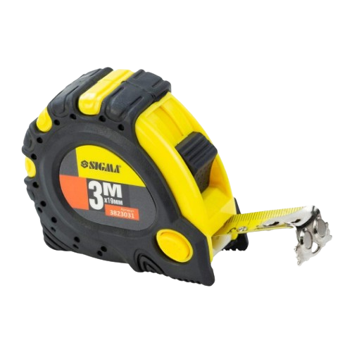 Рулетка магнітна фіксатор + гальмо 3м*19мм SIGMA Житомир - фото 1