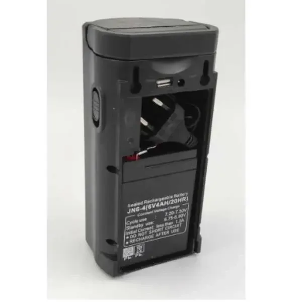 Акумуляторний LED-ліхтар Almina 2606L з , 24 LED, 2 режими, переносний, чорний Одеса - фото 6