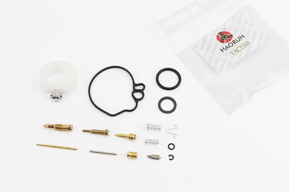 Ремонтний комплект карбюратора Honda TACT AF16, 16 деталей + поплавок Київ - фото 1