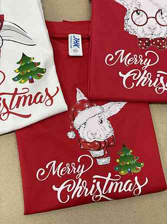 Новорічні футболки для всієї сімі з кроликом символом 2023 року Черновцы