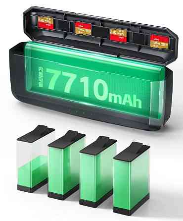 Зарядка повербанк GoPro 13 7710мАгод швидка три слоти 20Вт PD3 aMagisn AP24 Київ