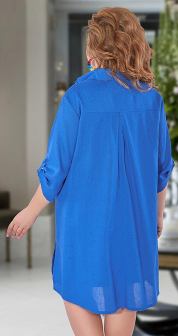 Льняной костюм с вышивкой большого размера Киев - изображение 3