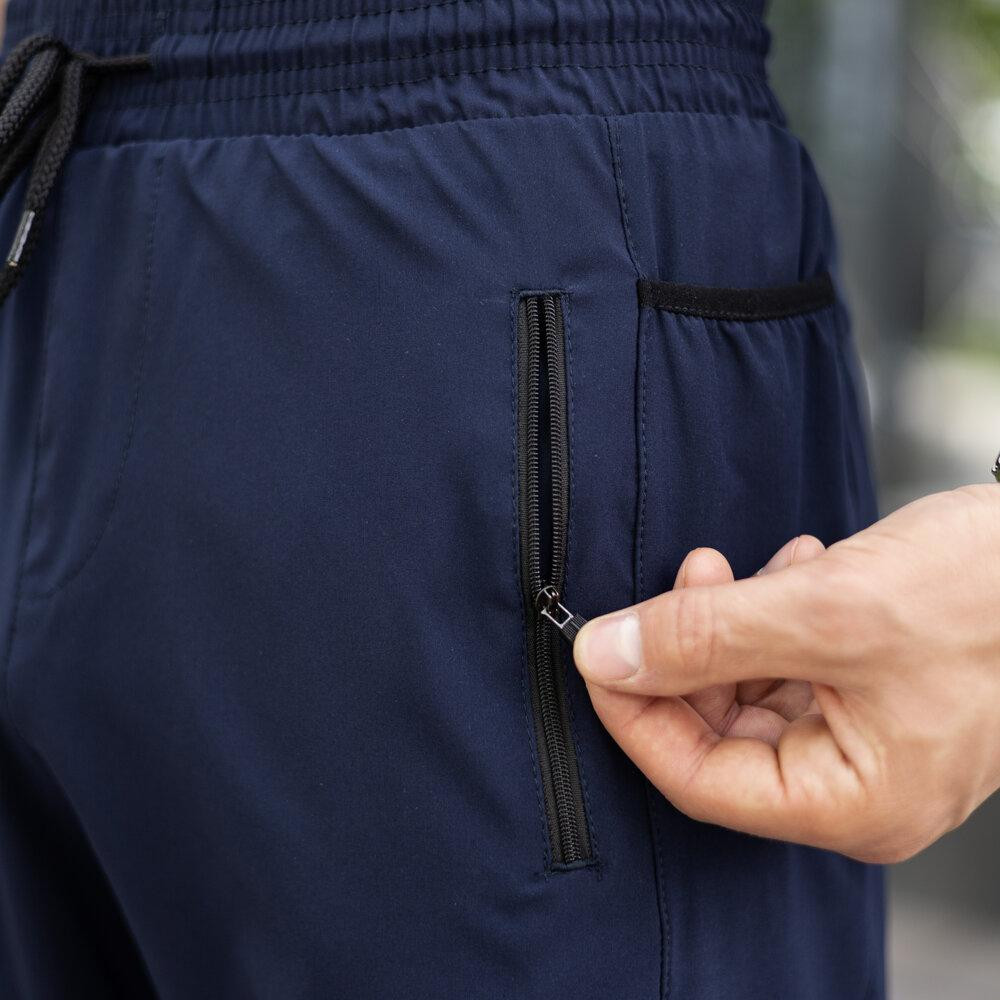 Темно-синие мужские шорты прямого кроя Pobedov Vil'nyy Киев - изображение 6