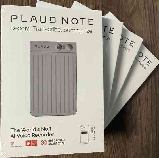 Цифровой диктофон PLAUD Note ChatGPT Empowered AI Voice Recorder Black. Харьков