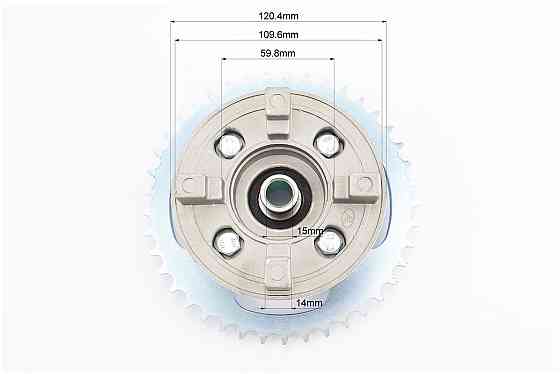 Loncin JL200-68A Панель демпферна із зіркою 428-41Т в зборі Бершадь