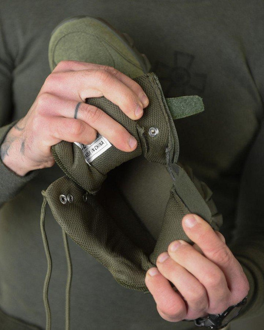 Демісезонні тактичні туфлі Lexer олива ВТ4004 Одеса - фото 15