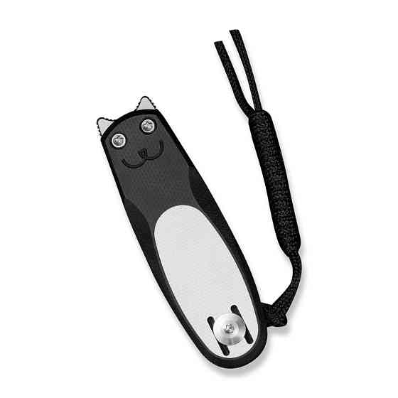 Ніж складаний кишеньковий Civivi Purr, (4.65 см) Nitro-V / G10 чорний/білий Киев