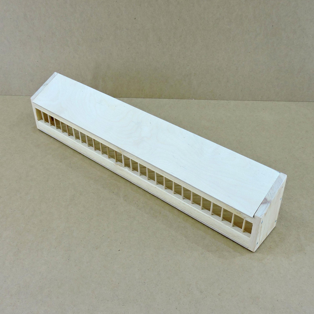 Дерев'яна годівниця для голубів "Лагор 80" без покриття Миколаїв - фото 5