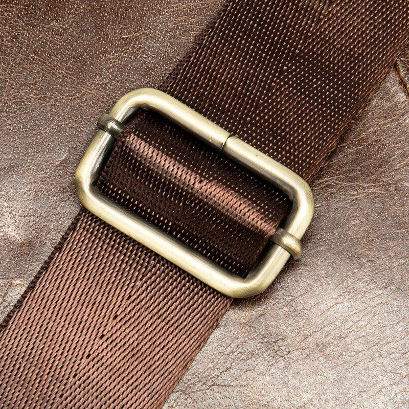 Сумка з натуральної гладкої шкіри Коричнева (Vintage) Київ - фото 3