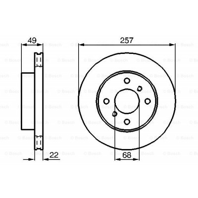 Тормозной диск Bosch 0 986 478 567 Винница - изображение 5