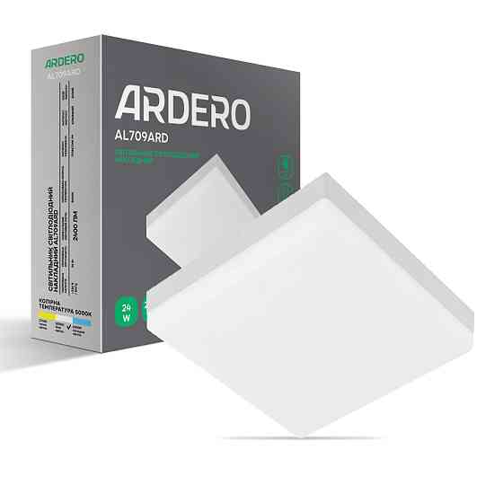 Світлодіодний накладний світильник Ardero AL709ARD 24Вт 5000K білий Харків