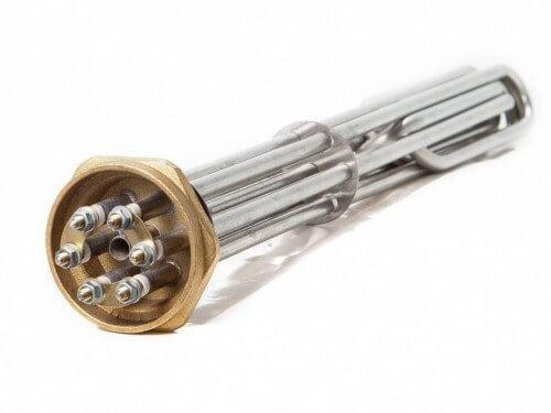 Блок тенів 12000Вт скріпка кріплення гайка латунна 2 "L-420 mm 380В Tenko Київ - фото 1