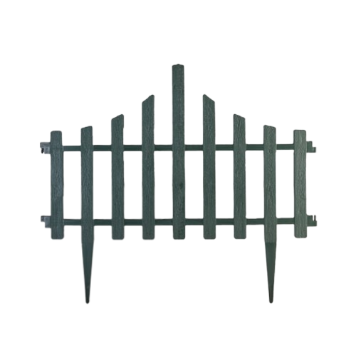 Огорожа для газону набір/4 секції Парканчик зелений Алеана Житомир - изображение 1