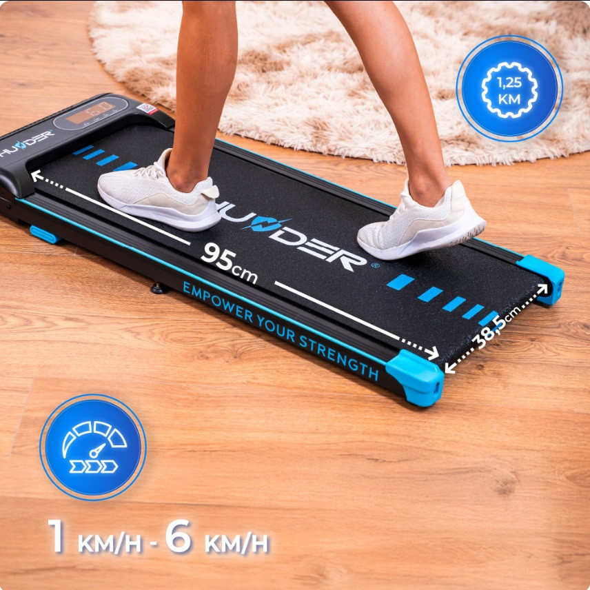 Беговая дорожка электрическая THUNDER KINDI-BLACK Киев - изображение 9