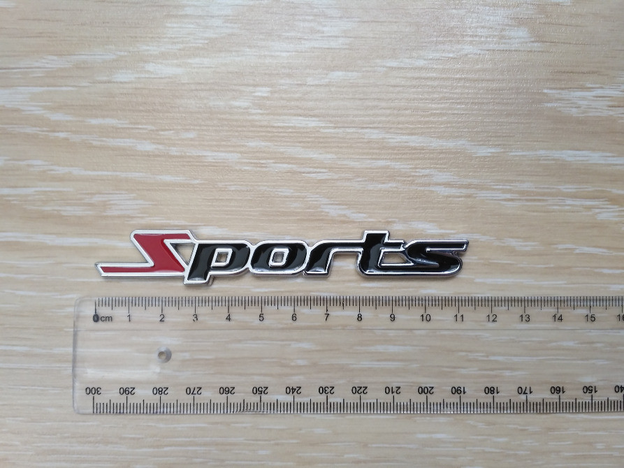 Наклейка Sports Металева на авто чи мото Київ - фото 3