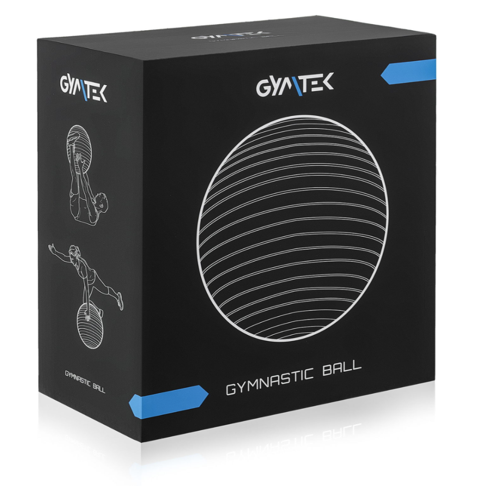 Фітбол Gymtek 65см синій + насос Киев - изображение 7