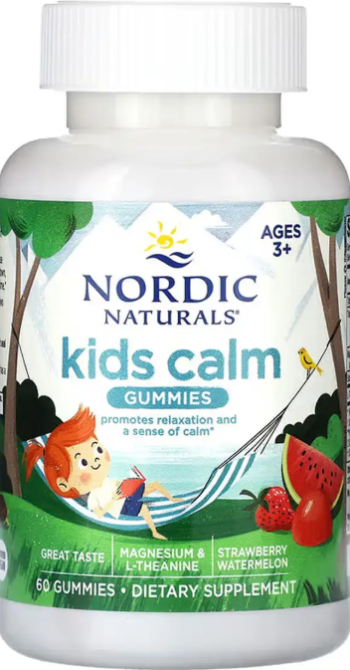 Вітаміни для дітей Nordic Naturals Kids Calm 60 жев конф полуниця кавун Київ - фото 1