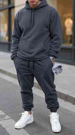 Мужской теплый костюм (худи+штаны) Одесса