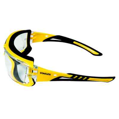 Захисні окуляри Stanley Rubber Gasket, прозорі, полікарбонатні, з м&apos;якими гумовими дужками (SYE15-11D) Вінниця