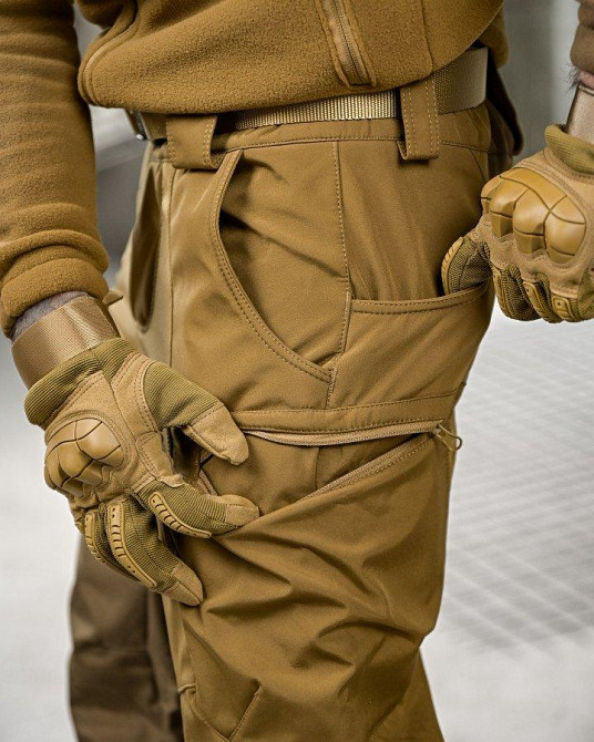 Тактичний костюм софтшел softshell 6в1 койот ПП7862 Одеса - фото 9