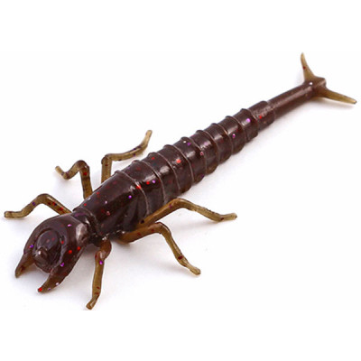 Силикон рыболовный FishUP Diving Bug 2" 050 - Green Pumpkin Brown/Red&Purple (8шт/уп) (1862.02.19) Винница - изображение 1
