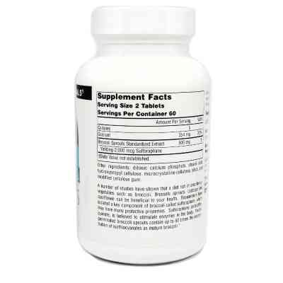 Трави Source Naturals Екстракт Брокколі 250 мг, 120 таблеток (SN1105) Вінниця