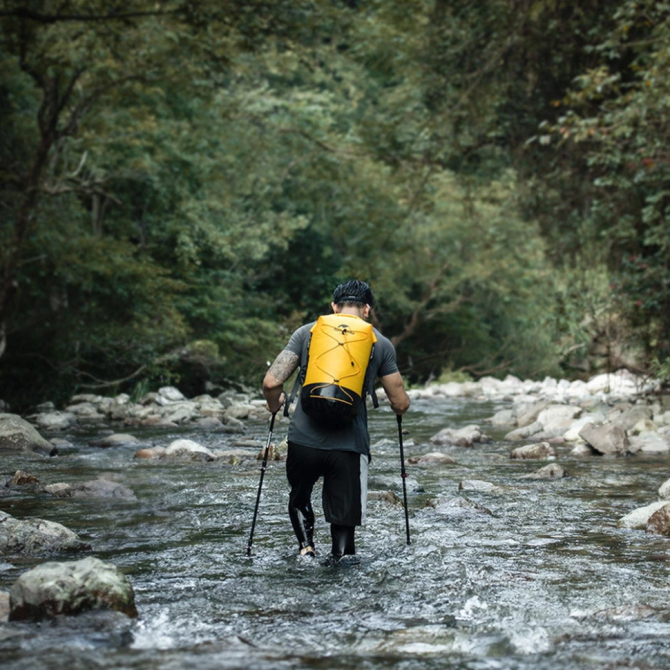 Рюкзак водонепроникний Naturehike NH21FSB04, 40л, жовтий Киев - изображение 4