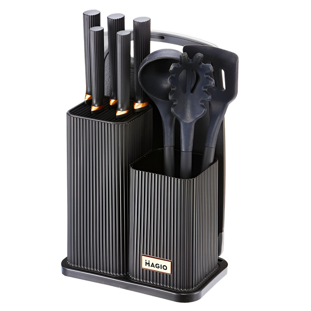 Набір кухонного приладдя Magio MG-1099B ( Чорний ) Харьков - изображение 1