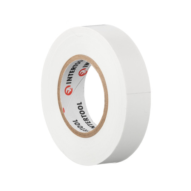Лента изоляционная 0.15мм*17мм*20м белая INTERTOOL IT-0053 Киев - изображение 6