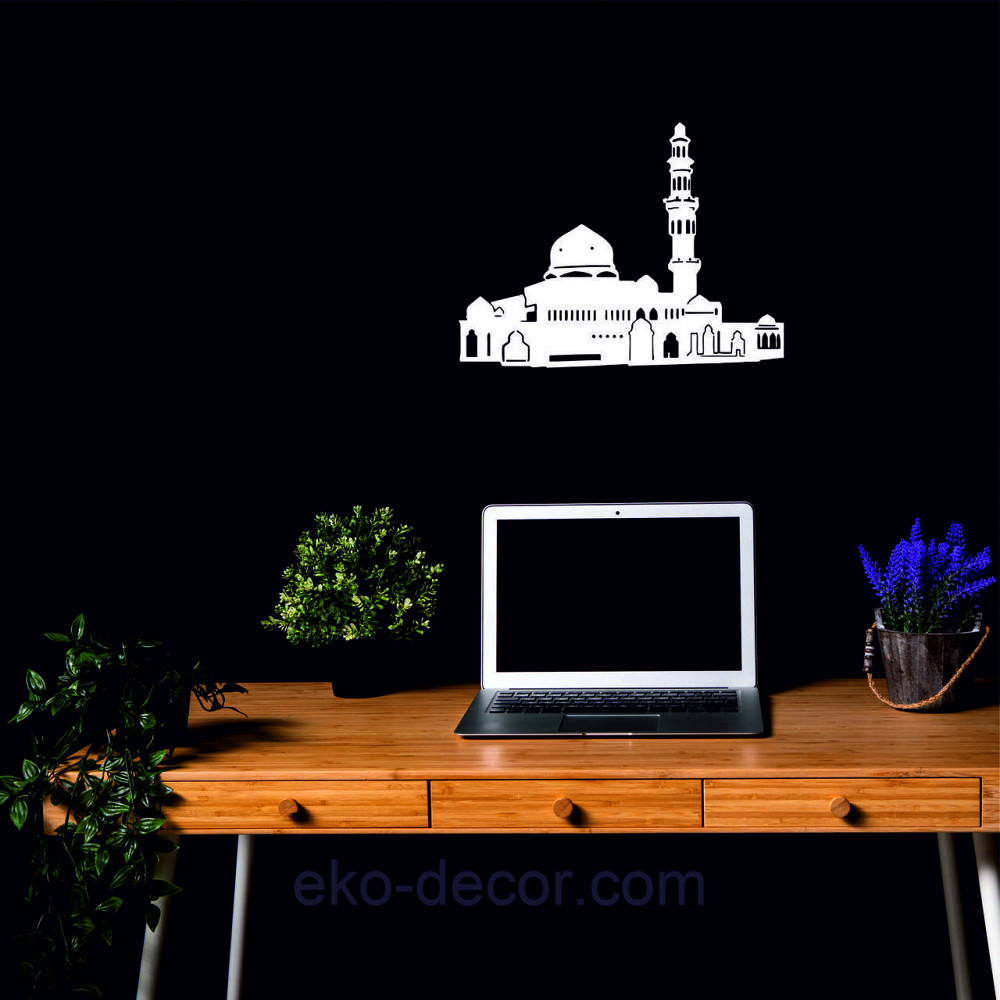 Декоративне настінне Панно «Іслам» Декор на стіну 50*38 см, Білий Київ - фото 7