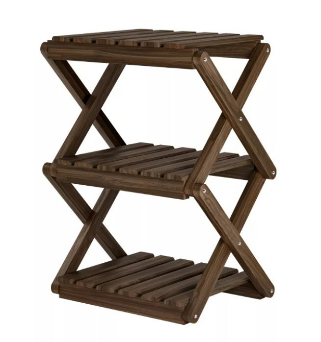 Етажерка для лазні, сауни "Бардере 3х42" капучино Миколаїв - фото 1