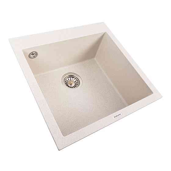 VALESO Гранітна мийка VALESO GALAX 5050 матова Біла в крапку Киев