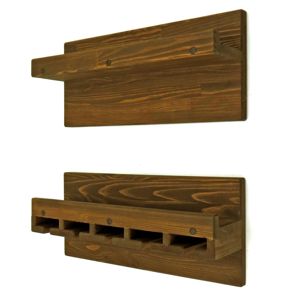 Настенная винная полка 