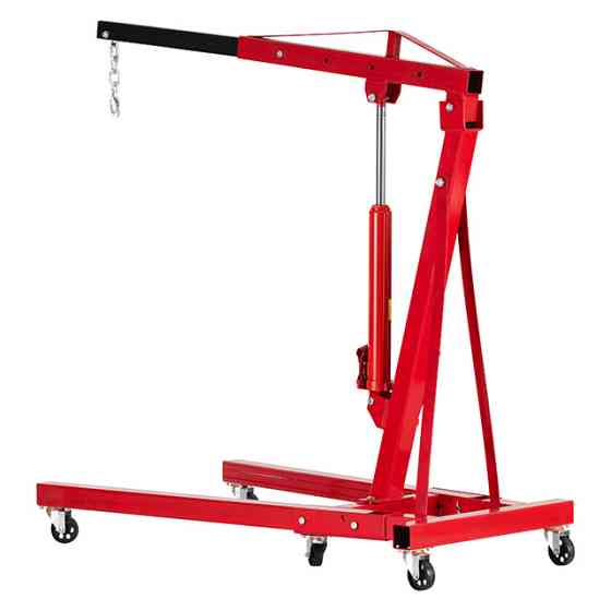 Кран-знімач двигуна гідравлічний підкатний 1 т INTERTOOL GT0807 Киев