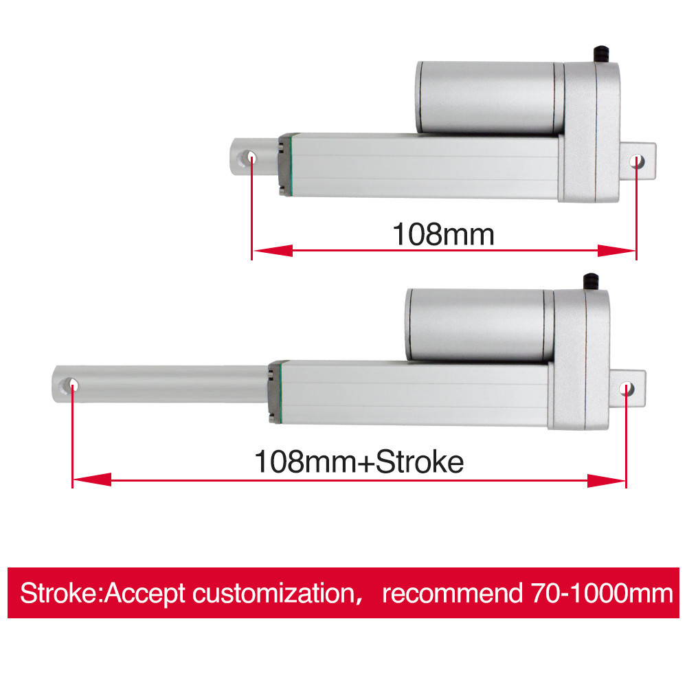 Штоковый линейный привод 200мм 200Н 44мм/с Киев - изображение 6